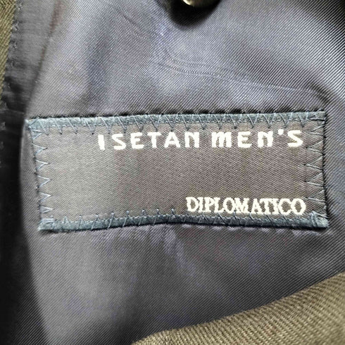 イセタンメンズ ISETAN MENS ロロピアーナ ウール チェック柄 2ボタン テーラードジャケット メンズ