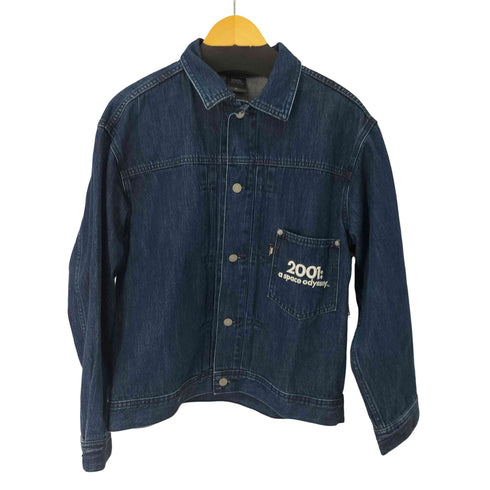 ジーユー GU ムービーデザイン デニム ジャケット メンズ JPN:M