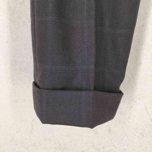 イセタンメンズ ISETAN MENS ウール チェック柄 スラックスパンツ メンズ