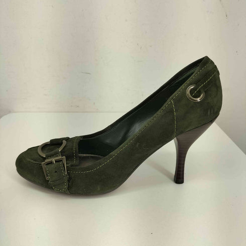 ナインウエスト NINE WEST フロントバック スエードオープントゥパンプス レディース 6M