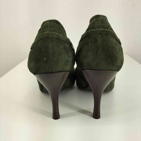 ナインウエスト NINE WEST フロントバック スエードオープントゥパンプス レディース 6M