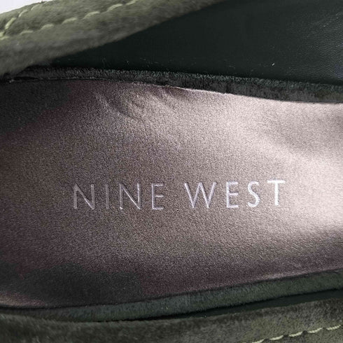 ナインウエスト NINE WEST フロントバック スエードオープントゥパンプス レディース 6M