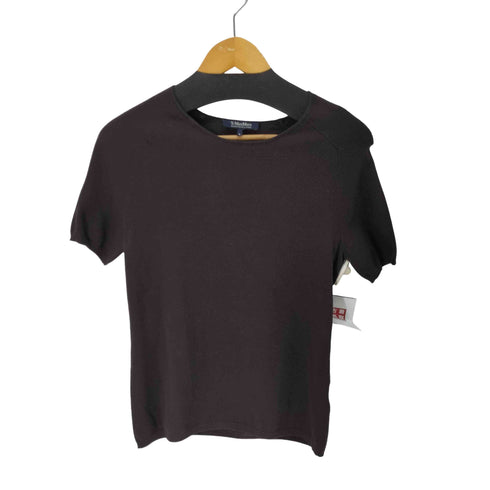 エスマックスマーラ S Max Mara ニット半袖Tシャツ レディース import:L