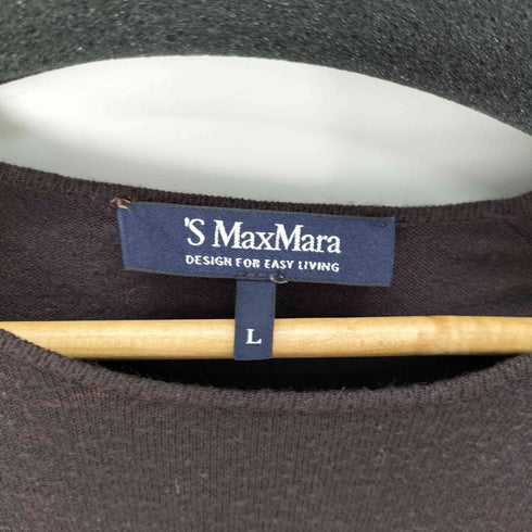 エスマックスマーラ S Max Mara ニット半袖Tシャツ レディース import:L