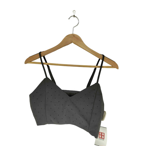 エーアイシー AIC. レーヨン混 ビジュー装飾 ベアトップ レディース FREE