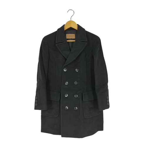 バーニーズニューヨーク BARNEYS NEWYORK KIYOMI SAITO アンゴラカシミヤ混 ウールダブル ハーフコート レディース