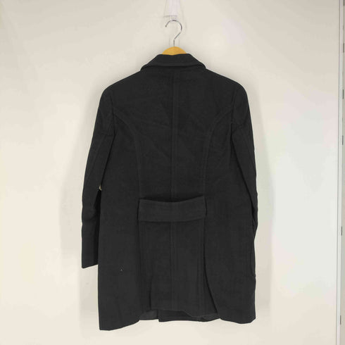 バーニーズニューヨーク BARNEYS NEWYORK KIYOMI SAITO アンゴラカシミヤ混 ウールダブル ハーフコート レディース