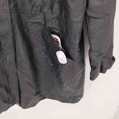 Jacqueline Ferrar 90s レザー ステンカラーコート メンズ 3XL