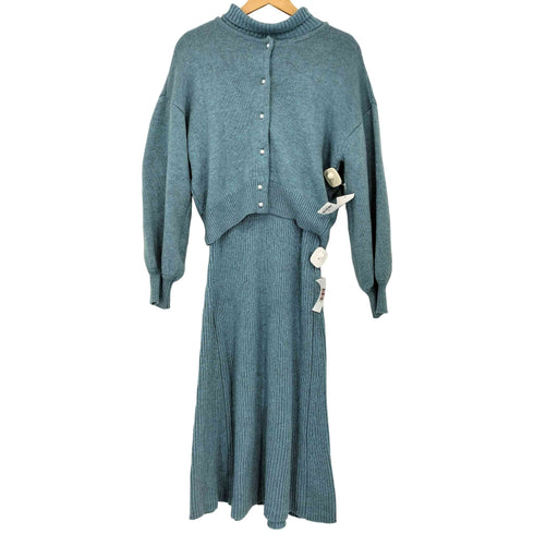 シップスフォーウィメン SHIPS for women カーディガン リブワンピースセットアップ レディース FREE