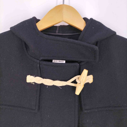 MASSE MENSCH アンゴラ混ウール ダッフルコート レディース