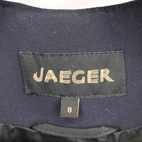 イエーガー JAEGER USA製 ノーカラージャケット レディース 8