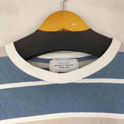 アンユーズド UNUSED ボーダー ロングスリーブカットソー メンズ 3