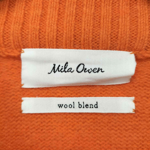 ミラオーウェン Mila Owen ウールカシミヤラグランクルーニットプルオーバー レディース 1