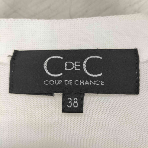 クードシャンス COUP DE CHANCE ポールボタン リネン混カーディガン レディース