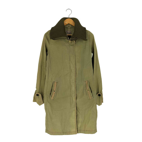 ダブルスタンダードクロージング DOUBLE STANDARD CLOTHING 付け襟ニット ダブルジップ コットン コート レディース FREE