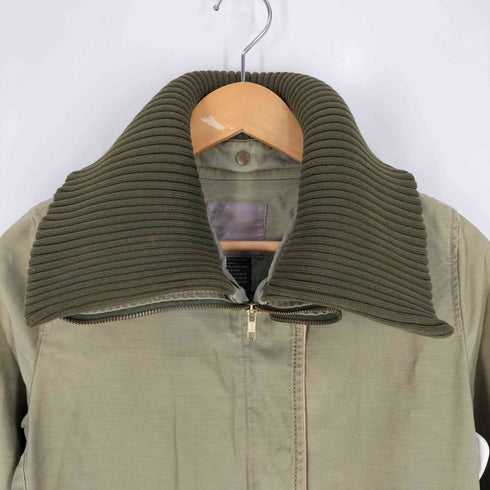 ダブルスタンダードクロージング DOUBLE STANDARD CLOTHING 付け襟ニット ダブルジップ コットン コート レディース FREE