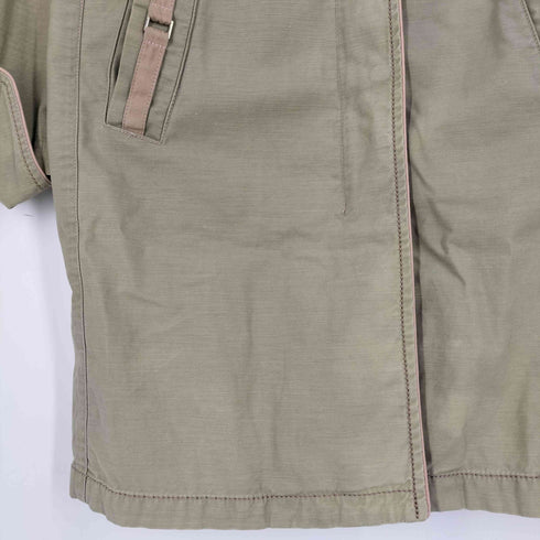 ダブルスタンダードクロージング DOUBLE STANDARD CLOTHING 付け襟ニット ダブルジップ コットン コート レディース FREE