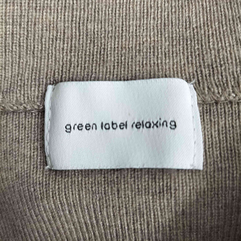 グリーンレーベルリラクシング GREEN LABEL RELAXING シャツコンビ レイヤードライク プルオーバー ニット レディース