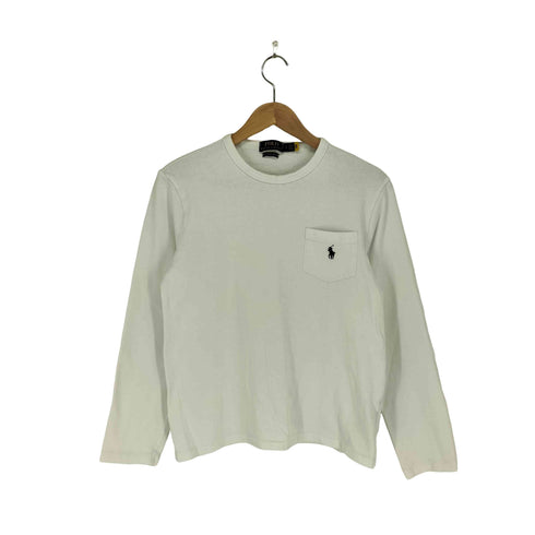 ポロラルフローレン POLO RALPH LAUREN CUSTOM SLIM FIT ポニー刺繍 ロングスリーブ ポケットTシャツ レディース SP