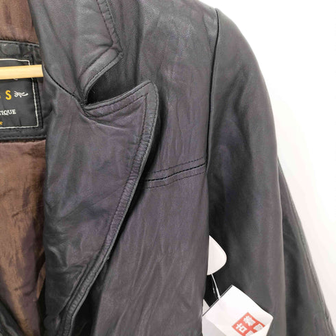 エクスプレス EXPRESS ダブルブレスト レザージャケット メンズ import:XS