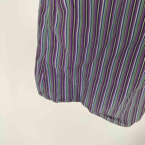 ラルフローレン RALPH LAUREN CUSTOM FIT ストライプ ボタンダウンシャツ メンズ import:L