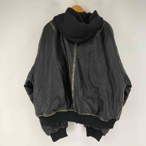 UNDERMYCAR VINTAGE COWHIDE OVERSIZED BOMBER メンズ
