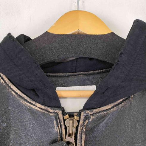 UNDERMYCAR VINTAGE COWHIDE OVERSIZED BOMBER メンズ