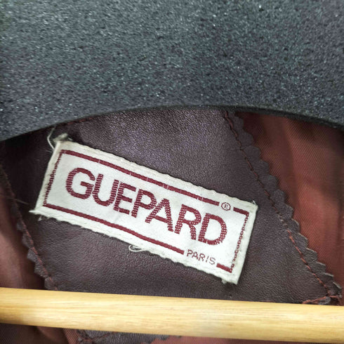 ギュパール guepard レザートレンチコート メンズ