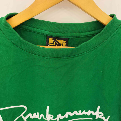 drunkn munky ロゴ刺繍 クルーネックTシャツ メンズ XXL