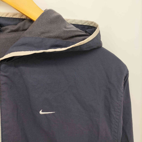 ナイキ NIKE 90-00S 黒タグ スウッシュ 刺繍 ジップアップ パーカー ジャケット セットアップ レディース import:L