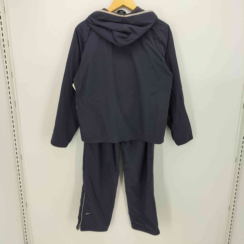 ナイキ NIKE 90-00S 黒タグ スウッシュ 刺繍 ジップアップ パーカー ジャケット セットアップ レディース import:L