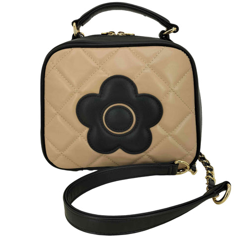 マリークワント MARY QUANT スクエアキルトデイジーパッチ 2WAYショルダー レディース