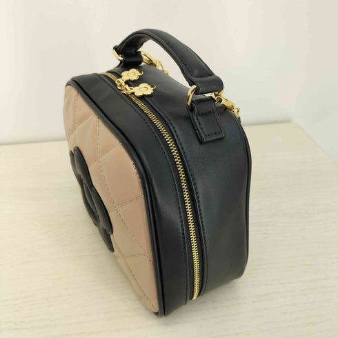 マリークワント MARY QUANT スクエアキルトデイジーパッチ 2WAYショルダー レディース