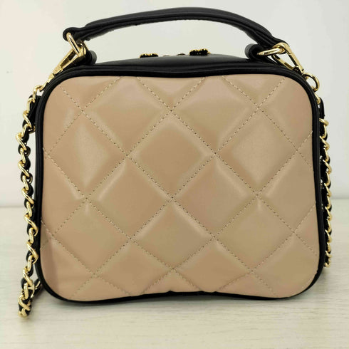 マリークワント MARY QUANT スクエアキルトデイジーパッチ 2WAYショルダー レディース