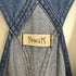 ヤヌーク YANUK ワイド デニム ワンピース ジャンスカ 吊り レディース FREE