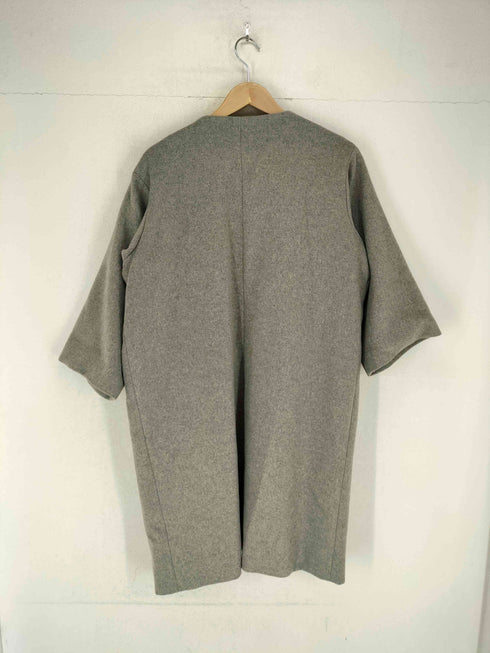 ALLUGE ラビットファーポケット ノーカラー混コート レディース JPN:M