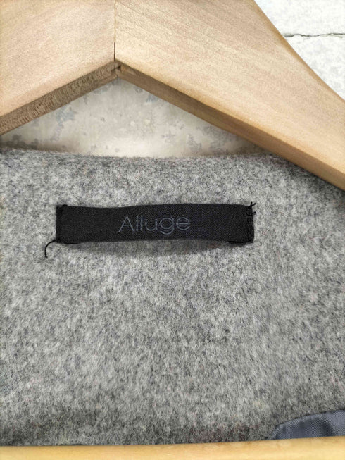 ALLUGE ラビットファーポケット ノーカラー混コート レディース JPN:M