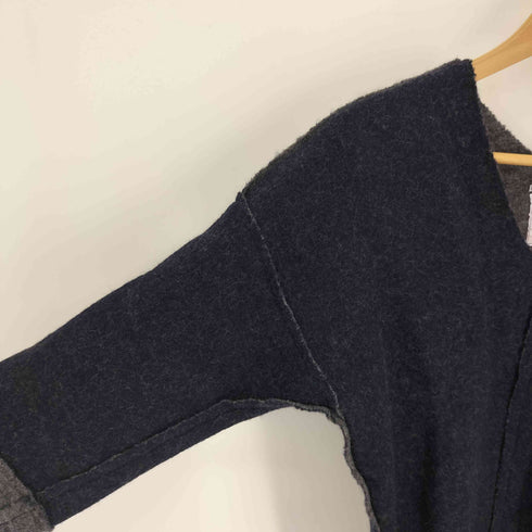 ソウソウ SOU・SOU 貫頭衣 カントウイ ウール 切替 Vネック ニット セーター レディース JPN:S