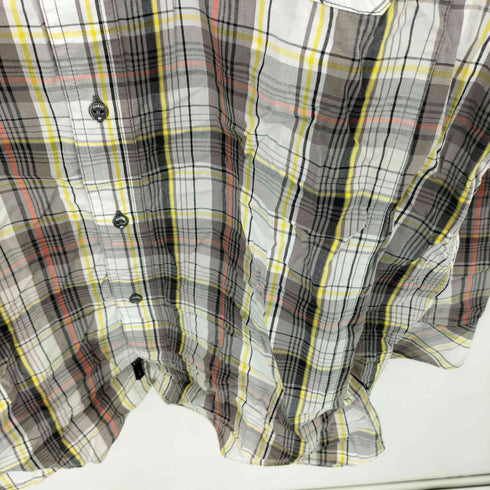 ロカウェア Rocawear ガチャポケ レギュラーカラー チェックシャツ メンズ 2X-LARGE
