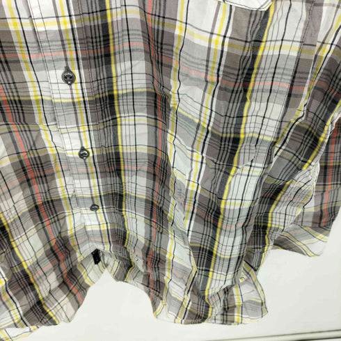 ロカウェア Rocawear ガチャポケ レギュラーカラー チェックシャツ メンズ 2X-LARGE