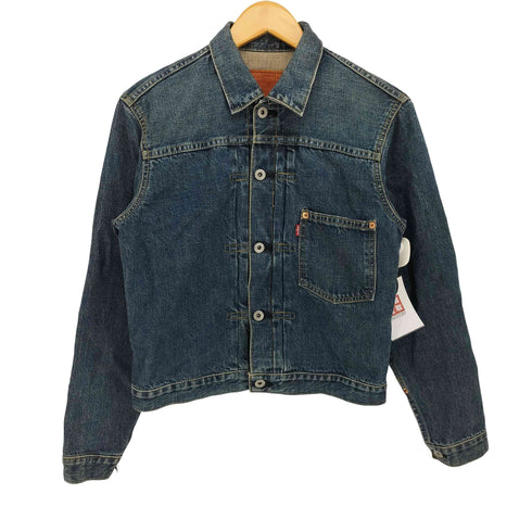 リーバイス Levis 90S 日本製 71506-XX 大戦 復刻 1st 型 デニム ジャケット ボタン裏J22刻印 片面タブ BIG E ドーナツボタン シンチバック レザーパッチ メンズ  W36