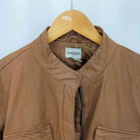 チコ CHICOS 90s ステッチ フラップポケット レザージャケット メンズ 3