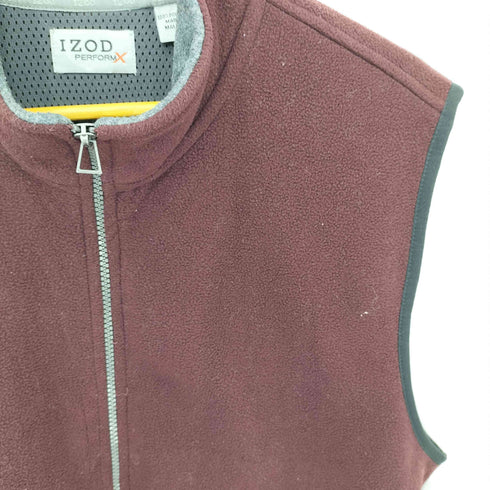 アイゾッド IZOD 00s PERFORM X ジップアップ フリースベスト メンズ import:L