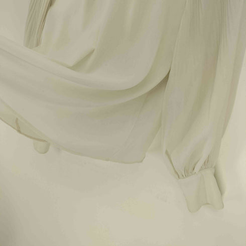 ナチュラルビューティーベーシック NATURAL BEAUTY BASIC 24SS 楊柳プリーツ ブラウス レディース JPN:S