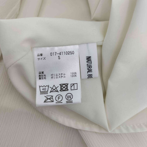 ナチュラルビューティーベーシック NATURAL BEAUTY BASIC 24SS 楊柳プリーツ ブラウス レディース JPN:S
