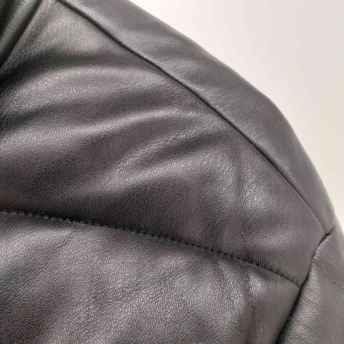 ザラ ZARA フェイクレザークロップドパフジャケット レディース import:S