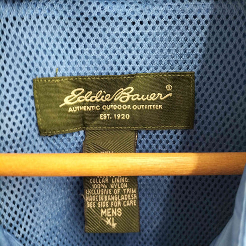エディーバウアー Eddie Bauer 00S ナイロン パッカブル ジップアップジャケット 裏地メッシュ メンズ import:XL