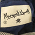 マーガレットハウエル MARGARET HOWELL OLD ウール100 千鳥格子 プリーツテーラードジャケット レディース JPN:2