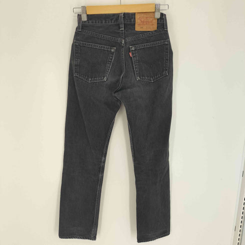 リーバイス Levis 90S USA製 ボタン裏刻印544 501 5ポケット ボタンフライ デニムパンツ ブラックデニム 96年製 レディース W26L30