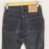 リーバイス Levis 90S USA製 ボタン裏刻印544 501 5ポケット ボタンフライ デニムパンツ ブラックデニム 96年製 レディース W26L30